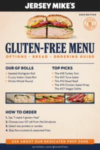 Gluten-Free Menu