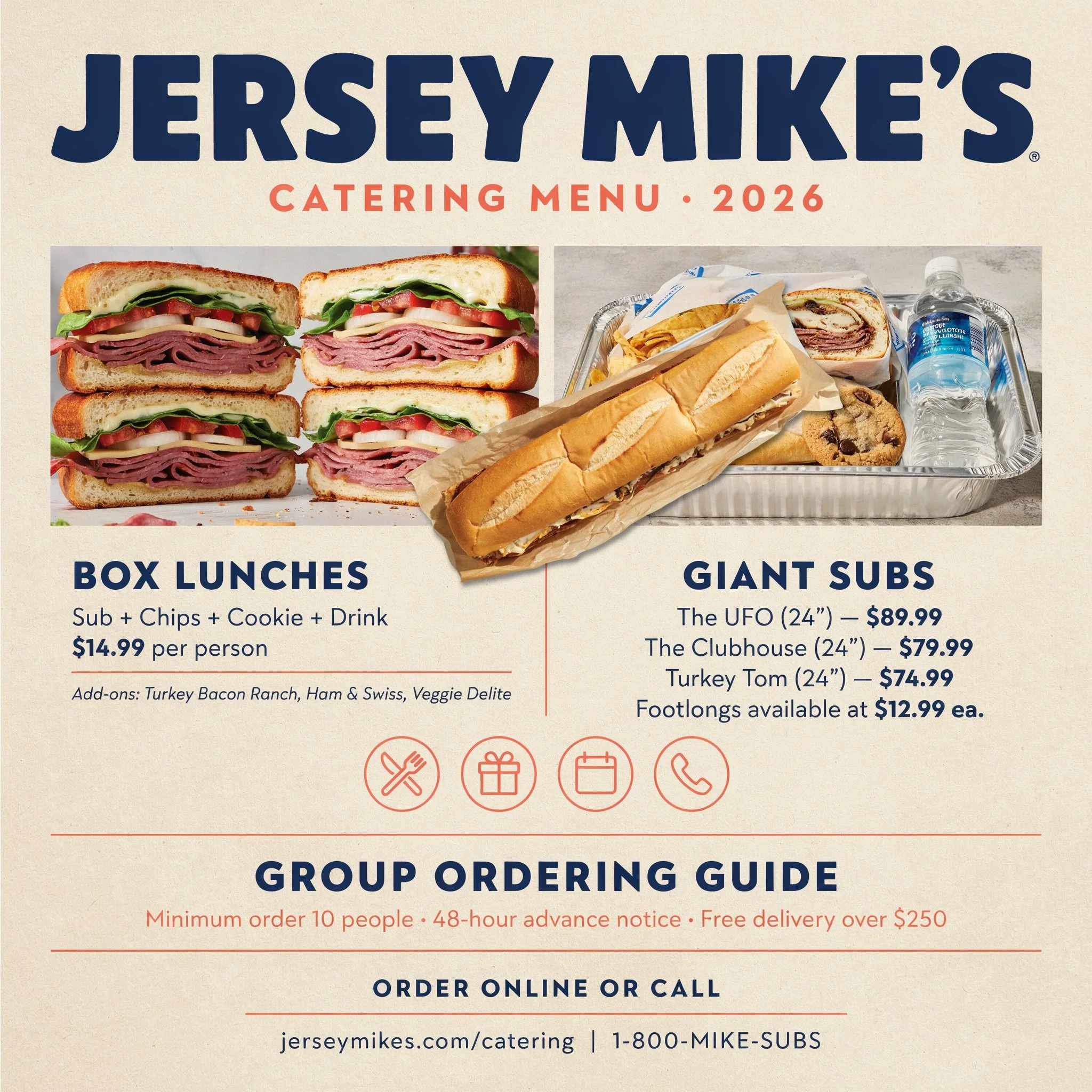 Jersey Mike's Catering